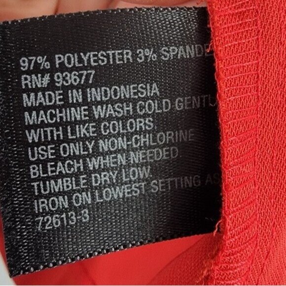 Worthington Dress Size 10 Sleeveless Red Shift Lined Classic NWT Read Desc - Picture 7 of 8